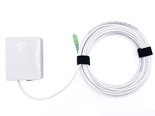 Elfcam® - 20 Mètres Cable Fibre Optique Renforcé SC/APC à SC/APC Simplex Monomode (Diamètre: 4,0mm), Equipé d'une PTO, Rallonge Utilisée pour Déplacer le Boîtier Fibre, Sans la Moindre Perte de Débit Avis, Fiche Technique et Prix au Maroc