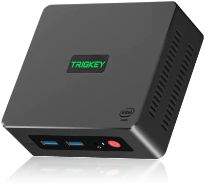 TRIGKEY G3 Mini PC Ms W10 Pro, Mini Ordinatur Intel Celeron N5095(4 Coeurs) 8Go DDR4 RAM 128Go M.2 SATA 3 SSD Ordinateurs de Bureau, Micro PC 4K Dual HDMI, WiFi 2.4G/5G, 1000M LAN, USB 3.0 Fiche Technique et Prix au Maroc
