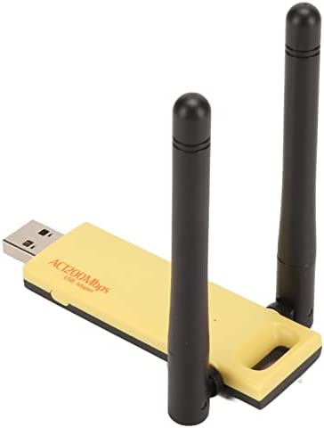 Adaptateur WiFi USB sans Fil, Adaptateur WiFi USB, Interface USB 3.0 2,4 GHz 5 GHz Carte sans Fil USB avec 2 Antennes à Gain élevé 3 DBi pour Ordinateur Portable Fiche Technique et Prix au Maroc