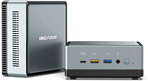 Mini PC Windows 11 Pro, 16 Go RAM/512Go PCle SSD Mini Ordinateur de Bureau, Processeur AMD Ryzen 5 3550H MINISFORUM UM350, 4K HDMI/DisplayPort/USB-C, WiFi 2.4G/5.0G, 2.5G RJ45-LAN,4X USB 3.0 Ports Fiche Technique et Prix au Maroc