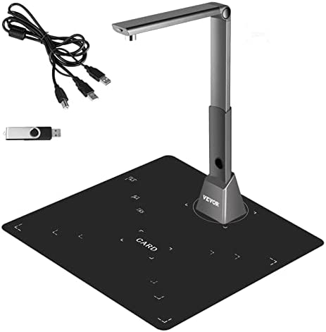 Document Scanner A3 10mp HD Pixel Portable Book Photo Document Scanner Camera Capture W/LED Light OCR Word/PDF Creating and E-Book Making Used for File Scan Conversion Fiche Technique et Prix au Maroc