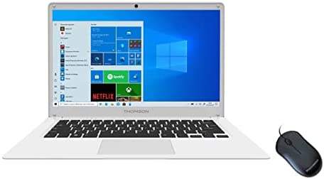 Thomson Ordinateur PC Portable Neo 14,1 Pouces, Intel Celeron N3350, 4Gb RAM, 64Gb Stockage Emmc, Windows 10, AZERTY, Souris Offerte Fiche Technique et Prix au Maroc