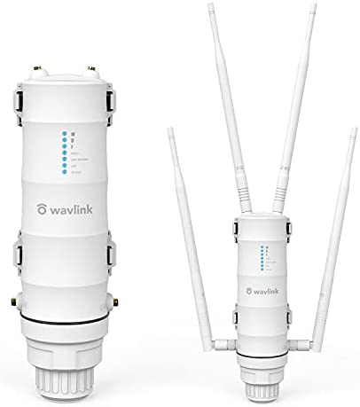 WAVLINK AC1200 Amplificateur WiFi/Repeteur WiFi Puissant Exterieur en Charge Poe/Dual-Band 2.4+5G/4 Antenne WiFi Longue Portée(2 Gigabit PoE WAN/LAN-Port) Fiche Technique et Prix au Maroc