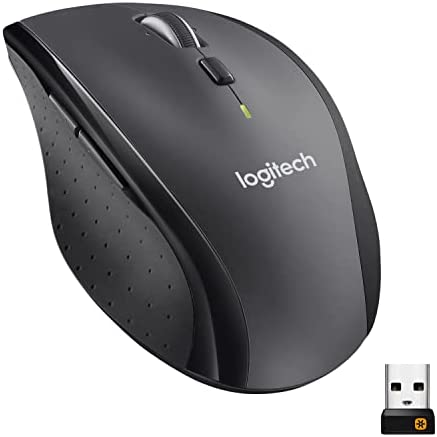 Logitech M705 Marathon Sans Fil Souris, Récepteur USB Unifying 2,4 GHz, 1000 PPP, 5 Boutons Programmables, Pile Durée 3 ans, Compatible PC, Mac, Ordinateur Portable, Chromebook - Noir Fiche Technique et Prix au Maroc