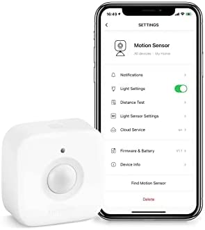 SwitchBot Détecteur de Mouvement Intelligent - Système de Sécurité Domestique Intelligent sans Fil, Alerte et Capteur de Mouvement Infrarouge, Ajouter Hub Mini pour le Rendre Compatible avec Alexa Fiche Technique et Prix au Maroc