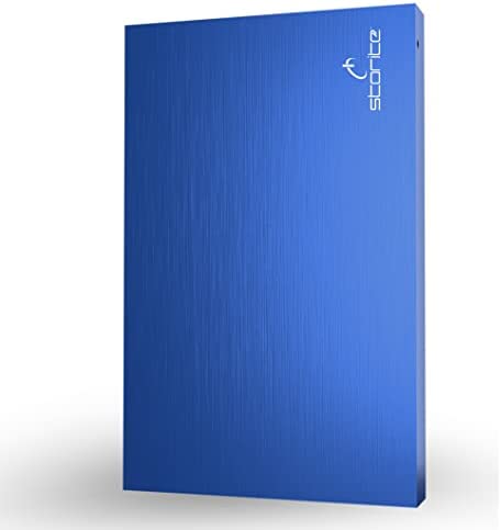 Storite F32 Disque dur externe 250 Go USB 2.0 Extension de mémoire HDD Stockage de sauvegarde, 2,5" Transfert de données rapide portable ultra fin, Disque dur compatible avec MAC/Laptop/Desktop (Bleu) Fiche Technique et Prix au Maroc