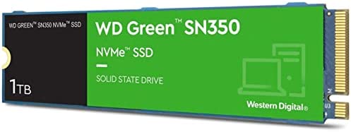 WD Green SN350 1TB NVMe Internal SSD Solid State Drive - Gen3 PCIe, QLC, M.2 2280, Up to 3,200 MB/s Fiche Technique et Prix au Maroc