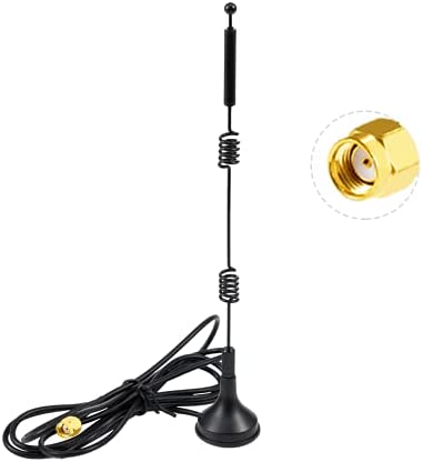 Vecys WiFi Antenne 2,4 G / 5 G / 5,8 G Double Fréquence 12 dBi MIMO Omnidirectionnel Signal Base Magnétique RP-SMA Adaptateur 1,5 M 4,9 Pieds Fiche Technique et Prix au Maroc