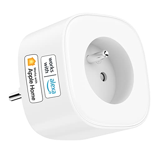 Meross Prise Connectée WiFi, Prise Intelligente avec Commande Vocale, Contrôle à Distance et Fonction de Temps, Fonctionne avec Alexa, Apple HomeKit et Google Home Fiche Technique et Prix au Maroc