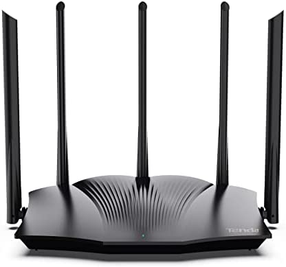 Tenda Routeur WiFi 6 RX12 Pro, Router WiFi AX3000 Bi-Bande, 5 * 6dBi Antennes à Haut Puissance ，Large Couverture，Ports Ethernet LAN/WAN sans Configuration, Gestion Intelligente des Visiteurs Avis, Fiche Technique et Prix au Maroc