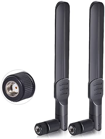 Bingfu Antenne WiFi Omnidirectionnelle 8dBi RP-SMA Mâle 2,4GHz 5GHz 5,8GHz Bi-Bande pour Caméra Sécurité IP Bateau Amorceur FPV Routeur WiFi Carte PCIE Réseau sans Fil, 2 Paquets Fiche Technique et Prix au Maroc