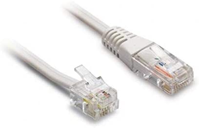 Metronic 495227 Câble téléphone Ethernet RJ11/RJ45 mâle/mâle 3 m Blanc Avis, Fiche Technique et Prix au Maroc