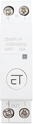 Disjoncteur Wifi Intelligent, Disjoncteur de Télécommande, Commutateur de Télécommande Pour Boîte de Distribution 1p Ac230v Ip20(1P 16A) Fiche Technique et Prix au Maroc
