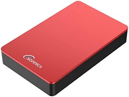 Sonnics 3TB USB 3.0 Externe Durs Disques pour Fenêtres PC, Mac, Xbox One & PS4, Rouge Fiche Technique et Prix au Maroc