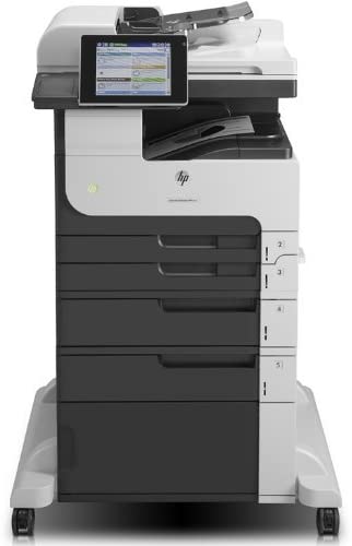 HP LaserJet Enterprise MFP M725 F - Imprimante multifonction Laser, Mono, 200000 pages par mois, 41 ppm, 1200 x 1200 dpi, 28 40ipm, Noir, Gris (Reconditionné) Fiche Technique et Prix au Maroc