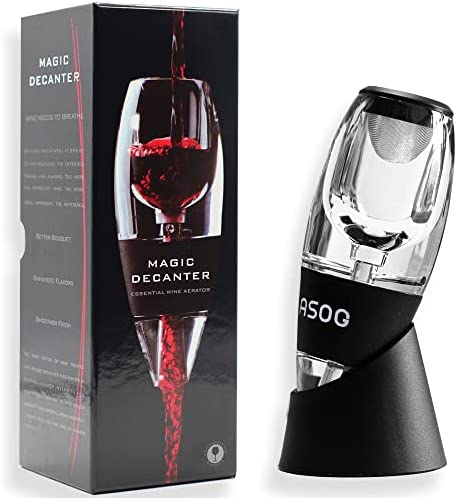 Decanteur A Vin Décanteur à Vin Stölzle Lausitz Osorno - Soufflé à La Bouche 750ml - Design Volcanique élégant Aération Vin Rouge Arômes