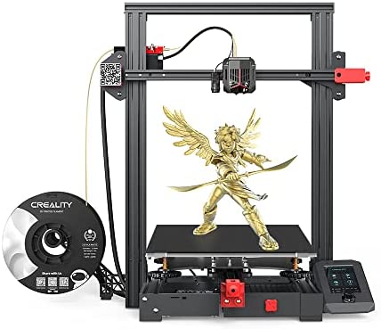 Creality Ender 3 Max Neo FDM Imprimante 3D 300 x 300 x 320 mm Grand volume CR-Touch nivellement automatique double axe Z Mise à niveau de l'extrudeuse métallique rouge Fiche Technique et Prix au Maroc