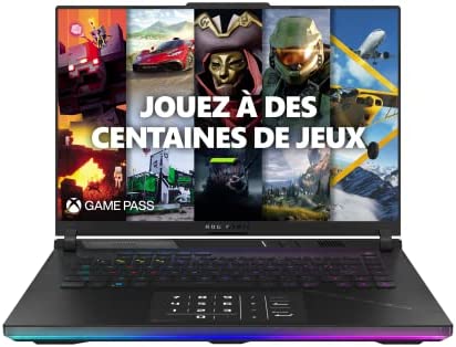 ASUS ROG SCAR16-G634JZ-N4040W PC Portable Gamer 16'' 2,5K QHD+ 240 Hz & 3 ms (Intel Core i9 13980HX, RTX 4080 12 Go, 32 Go RAM, 1 to SSD) Windows 11 Clavier AZERTY Rétroéclairé RGB Touche par Touche Fiche Technique et Prix au Maroc
