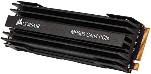 Corsair MP600, Force Series Ultrarapides Gen 4 PCIe x4, NVMe M.2 SSD Disque Lecture Allant jusqu’à 4 950 Mo/s et des Vitesses d’Ecriture Séquentielle Allant usqu’à 4 250 Mo/s, 1 TB Fiche Technique et Prix au Maroc