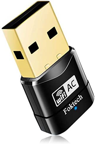 Foktech USB Wireless Network Adaptateur Clé USB sans Fil AC600 pour Windows2000/XP/VISTA/Win7/8/10/Linux/Mac Fiche Technique et Prix au Maroc