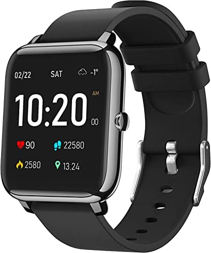 IDEALROYAL Montre Connectée Homme Femmes, Smartwatch Intelligente Montre Sport Podomètre Moniteur de Sommeil Cardiofréquencemètre Montre Étanche pour iOS Android 1,4 Pouces Bracelet Connecté Fiche Technique et Prix au Maroc