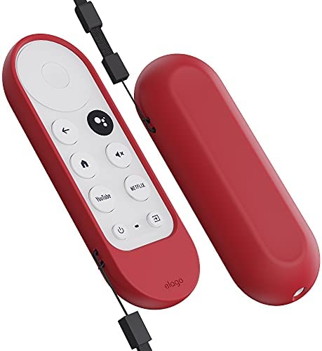elago Coque en Silicone GR Compatible avec Télécommande Vocale Google TV Étui, Compatible avec Google Chromecast - Etui de Protection, Silicone de Qualité Supérieure, Dragonne Incluse (Rouge) Fiche Technique et Prix au Maroc