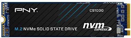 PNY CS1030 250GB M.2 NVMe PCIe Gen3 x4, 2500MB/s Vitesse de Lecture, 1100MB/s Vitesse d'écriture Internal Solid State Drive (SSD) Noir Fiche Technique et Prix au Maroc