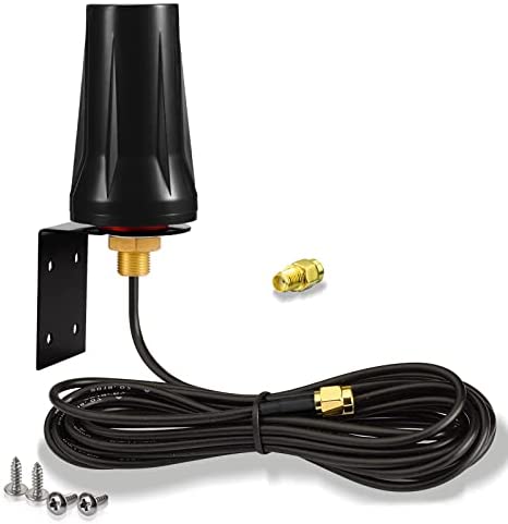 Bingfu Antenne 4G LTE Exterieur SMA Mâle Mimo 5dBi Omnidirectionnelle Externe Étanche pour 4G LTE 3G GSM Mobile Routeur Passerelle Modem Cellulaire Camera Chasse Caméra Sentier Fiche Technique et Prix au Maroc