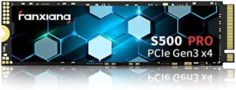 Fanxiang S500 Pro 1To NVMe SSD M.2 PCIe Gen3x4 2280 SSD intégré, pâte thermique graphène, SLC cache 3D NAND TLC, jusqu'à 3500Mo/s,compatible avec les ordinateurs portables et les ordinateurs de bureau Fiche Technique et Prix au Maroc