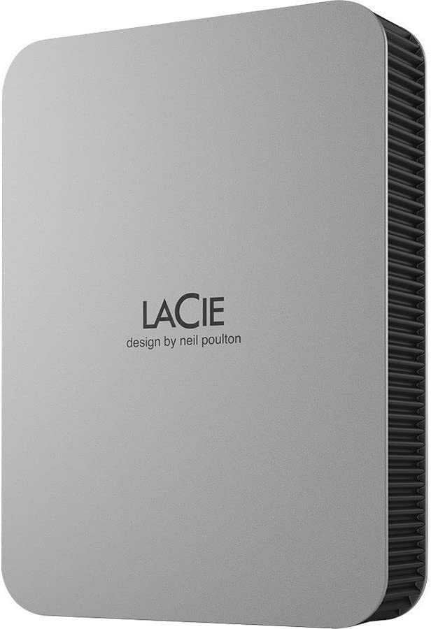 LaCie Mobile Drive Secure Disque Dur Externe Portable 2 to, Mac & PC, Gris Espace, avec 2 Ans de Service de Sauvetage STLR2000400 Fiche Technique et Prix au Maroc