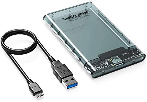 WAVLINK Boîtier de Disque Dur Externe SATA 2,5'', Boîtier HDD SSD, Câble USB 3.0 Inclus, Compatible avec Windows et Mac Os Fiche Technique et Prix au Maroc