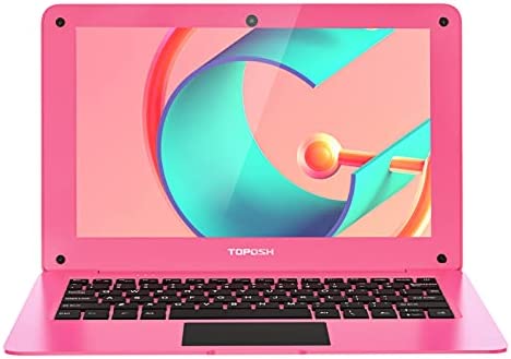 TOPOSH Ordinateur Portable 10 Pouces Windows 10 PC Notebook Mini 2 Go RAM + 32 Go ROM SSD eMMC Processeur Intel Atom X5-Z83501,92 GHz 64 Bits avec Clavier US QWERTY - Rose Fiche Technique et Prix au Maroc