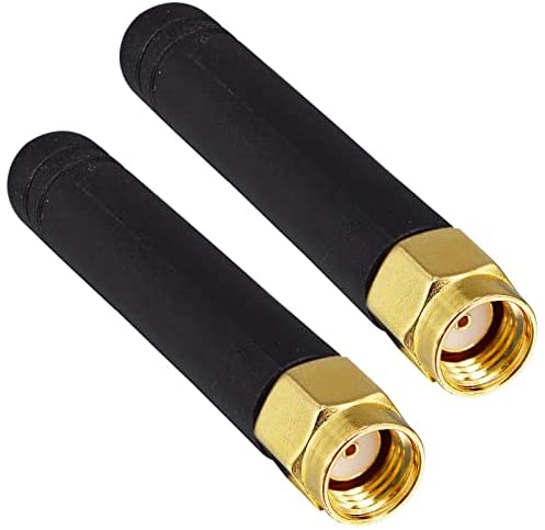 BOOBRIE 2.4GHz/5.8GHz Antenne WiFi 2DBi Double Bande WiFi Antenna Petite Antenna Routeur WLAN Connecteur RP-SMA Mâle 5CM pour Caméra, Routeur, Antenne Amovible, WiFi Booster, Portée sans Fil Expander Fiche Technique et Prix au Maroc