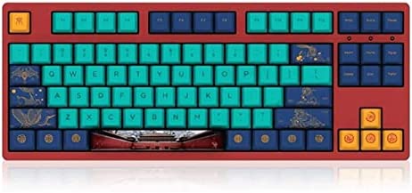 XYLXJ Clavier d'ordinateur bleu pour bureau, clavier à membrane filaire USB, commutateurs pour PC/ordinateur portable 87 touches Fiche Technique et Prix au Maroc