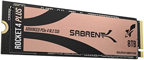 Sabrent M.2 NVMe SSD 8To Gen4, SSD Interne 7100Mo/s en Lecture, Disque Dur Interne PCIe 4.0 pour Les Joueurs, Compatible avec Playtation 5, Console PS5, PC, Laptop, Desktop, NUC (SB-RKT4P-8TB) Fiche Technique et Prix au Maroc