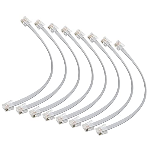 RIIEYOCA Lot de 8 câbles de raccordement Ethernet courts Cat5e de 15 cm, câble réseau LAN plat RJ45 pour routeur, modem, commutateur, serveur - Gris Avis, Fiche Technique et Prix au Maroc