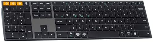 UIHECTA Noir Clavier Numérique Gauche Ergonomique Clavier D'ordinateur pour PC/Ordinateurs Portables/Mac Fiche Technique et Prix au Maroc