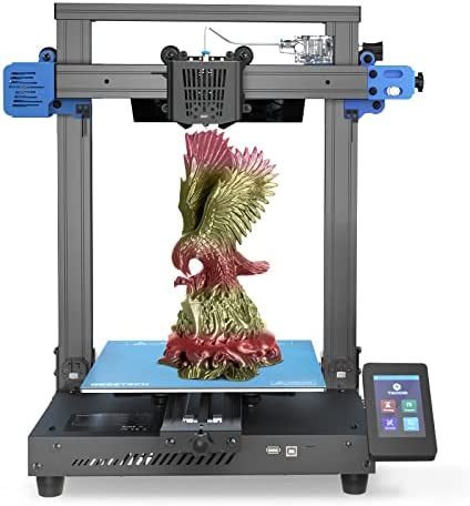 GEEETECH Thunder Imprimante 3D FDM Haute Vitesse, Jusqu'à 300 mm/s, Impression de Haute Précision, Pontrôle en Boucle Fermée des Axes X/Y, Mise à Niveau Manuelle et Automatique, 250*250*260mm Fiche Technique et Prix au Maroc