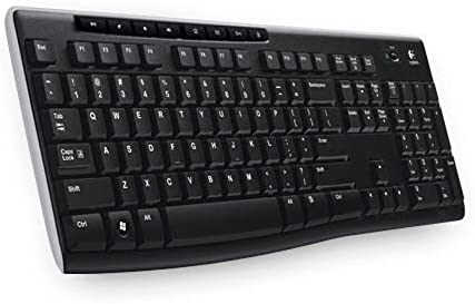 Logitech K270 Clavier sans Fil pour Windows, 2,4 GHz avec Récepteur Unifying USB, 8 Touches de Raccourci, Batterie Longue Durée 24 Mois, PC/Portable, Clavier Tchèque - Noir Fiche Technique et Prix au Maroc