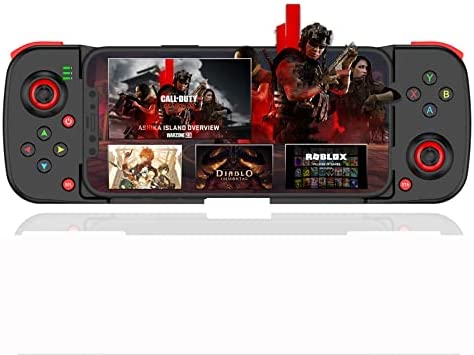 Manette de jeu sans fil pour iPhone, Megadream MFi Bluetooth Mobile Gamepad Joystick pour iOS/Android, iPhone 14 13/Mini/Pro Max, 12, 11, pour Samsung Galaxy, Nokia, OPPO, Google, Direct Play (Blcak) Fiche Technique et Prix au Maroc