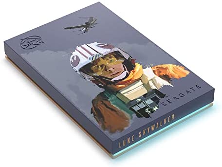 Seagate FireCuda Luke Skywalker SE, 2 to, Disque Dur Externe - USB 3.2, éclairage LED RVB Personnalisable Rouge, Compatible PC, Mac, Playstation et Xbox, Services Rescue d'un an (STKL2000412) Fiche Technique et Prix au Maroc