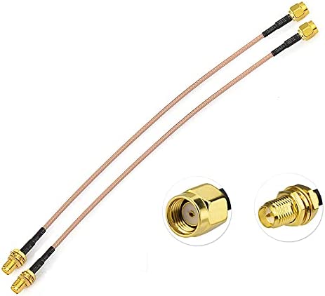 Eightwood RP SMA Câble RP-SMA mâle vers Femelle Pigtail Câble 8 Pouces 20cm 2pcs pour Antenne WiFi RPSMA WiFi Routeur Expéditeur WiFi Dlink Netgear Belkin Fiche Technique et Prix au Maroc
