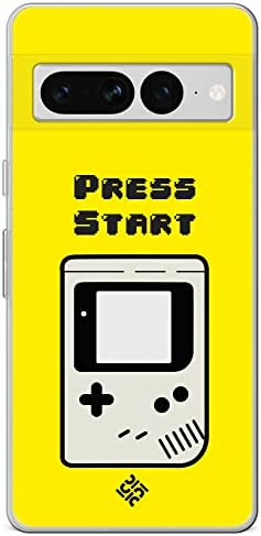 Movilshop Étui pour [Google Pixel 7 Pro ] Dessin Authentique [Console - Press Start] Silicone Souple Transparent Coque Case Cover Gel pour Smartphone. Fiche Technique et Prix au Maroc