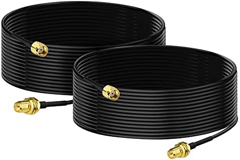 Bingfu Cable RP-SMA Rallonge Antenne WiFi 5m Adaptateur de RP-SMA Mâle à Femelle RG174 pour Extension Telesurveillance Routeur WiFi Caméra IP Carte Réseau sans Fil Mini PCI Express PCIE,2-Paquet Fiche Technique et Prix au Maroc