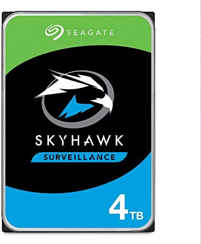 Seagate Skyhawk ST4000VXZ16 Disque Dur Interne 4 to 64 caméras 3,5" Cache 64 Mo SATA 6 GB/s Argenté FFP + 3 Ans de Service de Sauvegarde Fiche Technique et Prix au Maroc