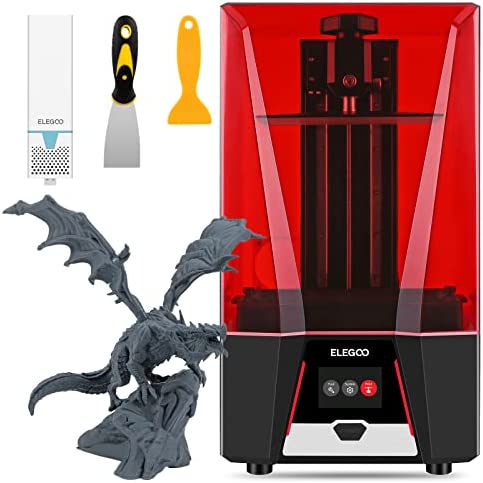 ELEGOO Saturn 2 Imprimante 3D LCD MSLA Ecran Monochrome 8K avec Source de Lumière LED UV pour Impression 3D de Taille 219 * 123 * 250mm Fiche Technique et Prix au Maroc