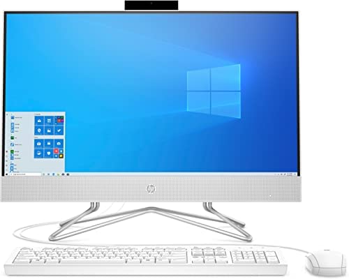 HP 24 - df1000ss Ordinateur de Bureau de 23,8" Tout-en-Un, Clavier et Souris sans Fil (Intel Core i3-1125G4, 8 Go RAM, 512 Go SSD, Windows 11 Home), Blanc Fiche Technique et Prix au Maroc
