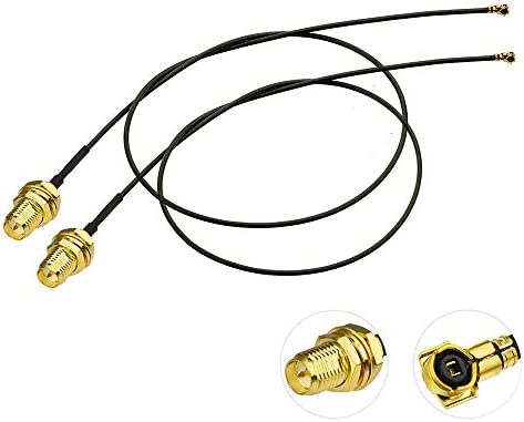 Bingfu Antenne WiFi U.FL IPX IPEX MHF4 vers RP-SMA Câble Montage Cloison Femelle 25cm/9.84inch 2-Pack pour Intel AX200NGW 8265AC 8265NGW 7265AC 9560AC Interface M.2 NGFF Carte Réseau Adaptateur WiFi Fiche Technique et Prix au Maroc