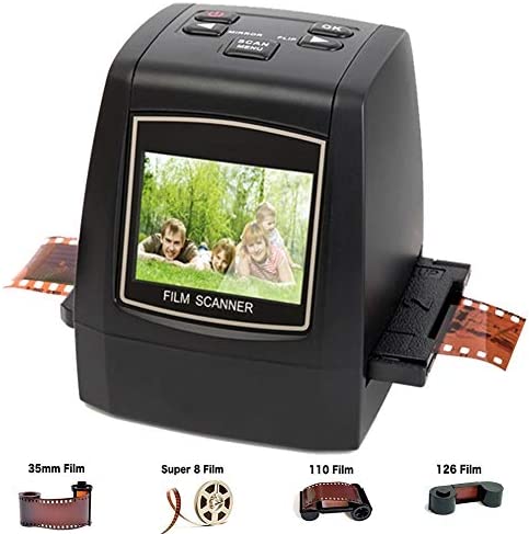 DigitNow!. Dia Film Scanner (Film/Slide, film en super 8 , 35 mm et 110, 126, connecteur pour cartes SD/MMC 126, Interface USB 2.0 , courant alternatif, 22 MP, CMOS, noir) Fiche Technique et Prix au Maroc