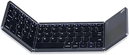 AURTEC Clavier Bluetooth Pliable avec Clavier Tactile sans Fil Touchpad, Mini Clavier sans Fil Portable Rechargeable pour PC, Tablette, Android, Smartphone Fiche Technique et Prix au Maroc